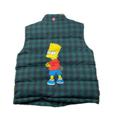 SAINT BARTH giubbino smanicato con stampa bart simpson Verde per Bambino MORR02 VERDE SAINT BARTH 