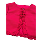 Sarabanda Coprispalle Tinta Unita con Rouches per Neonata 0J251N FUXIA SARABANDA 