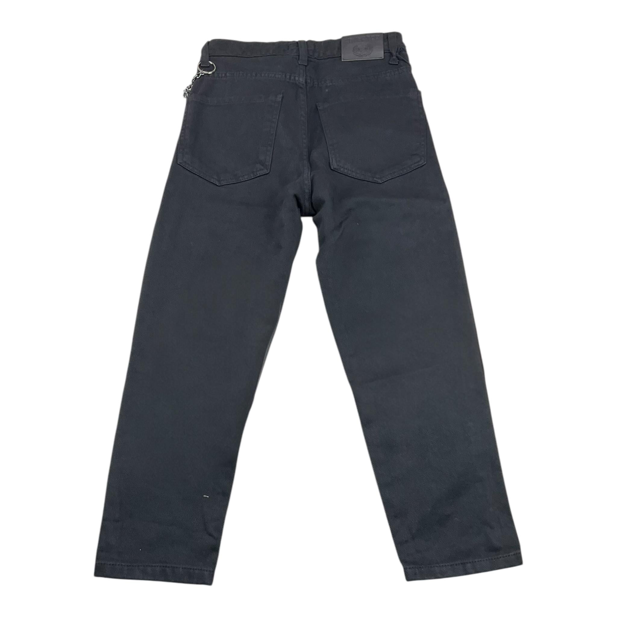 NEVER TOO jeans tinta unita con girovita regolabile Nero per Bambino NT1786R NERO NEVER TOO 
