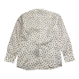 Emanuel Pris Plain Shirt with Beige Print for Boys