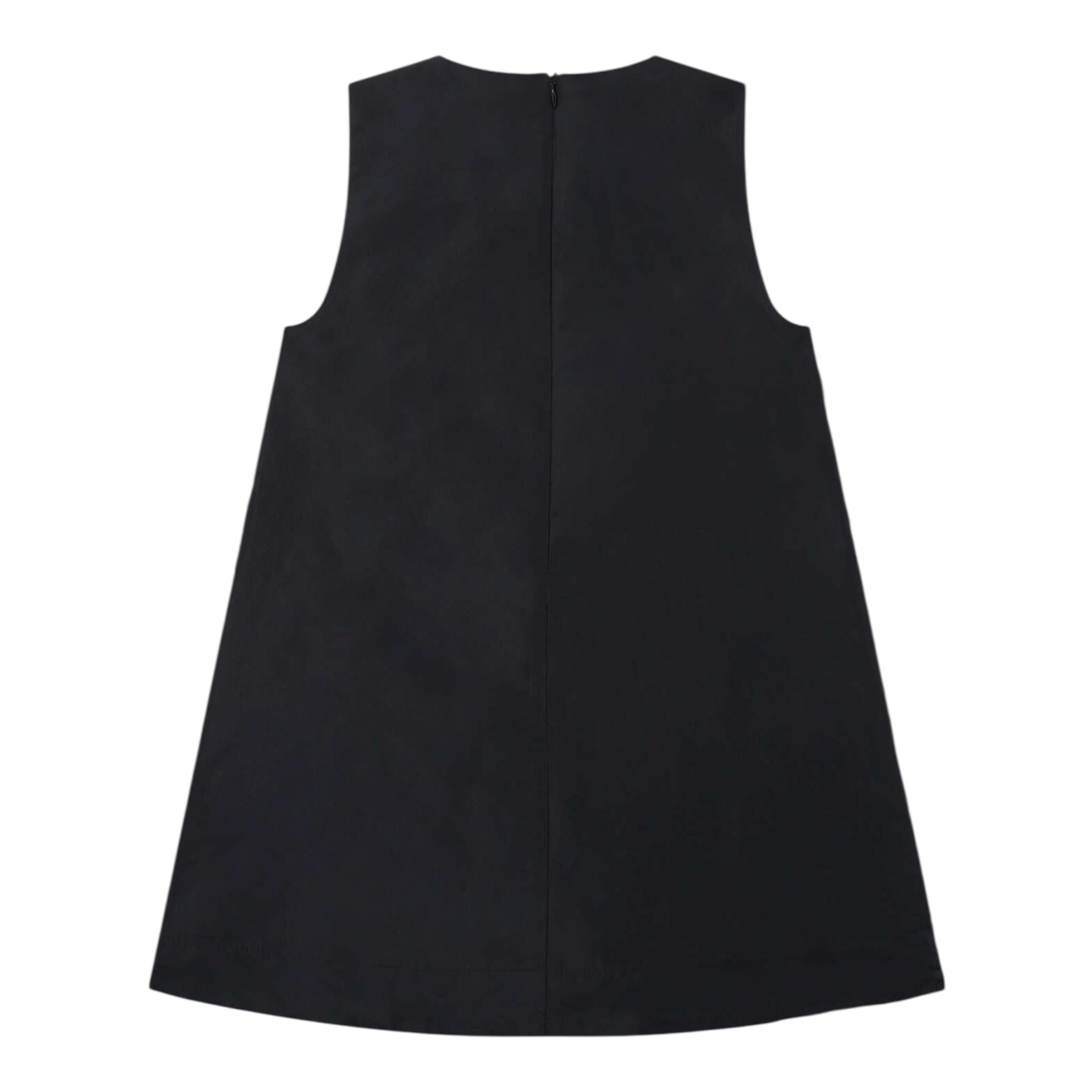STELLA McCARTNEY abito tinta unita giromanica con frange Nero per Bambina TT1F72 NERO STELLA McCARTNEY 