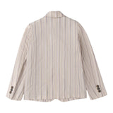 Sarabanda Giacca Tinta Unita Fantasia A Righe per Bambina 06341 BEIGE SARABANDA 