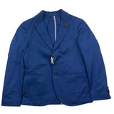 Sp1 Complete 2 Piece Jacket-Pants Solid Color Blue For Boys