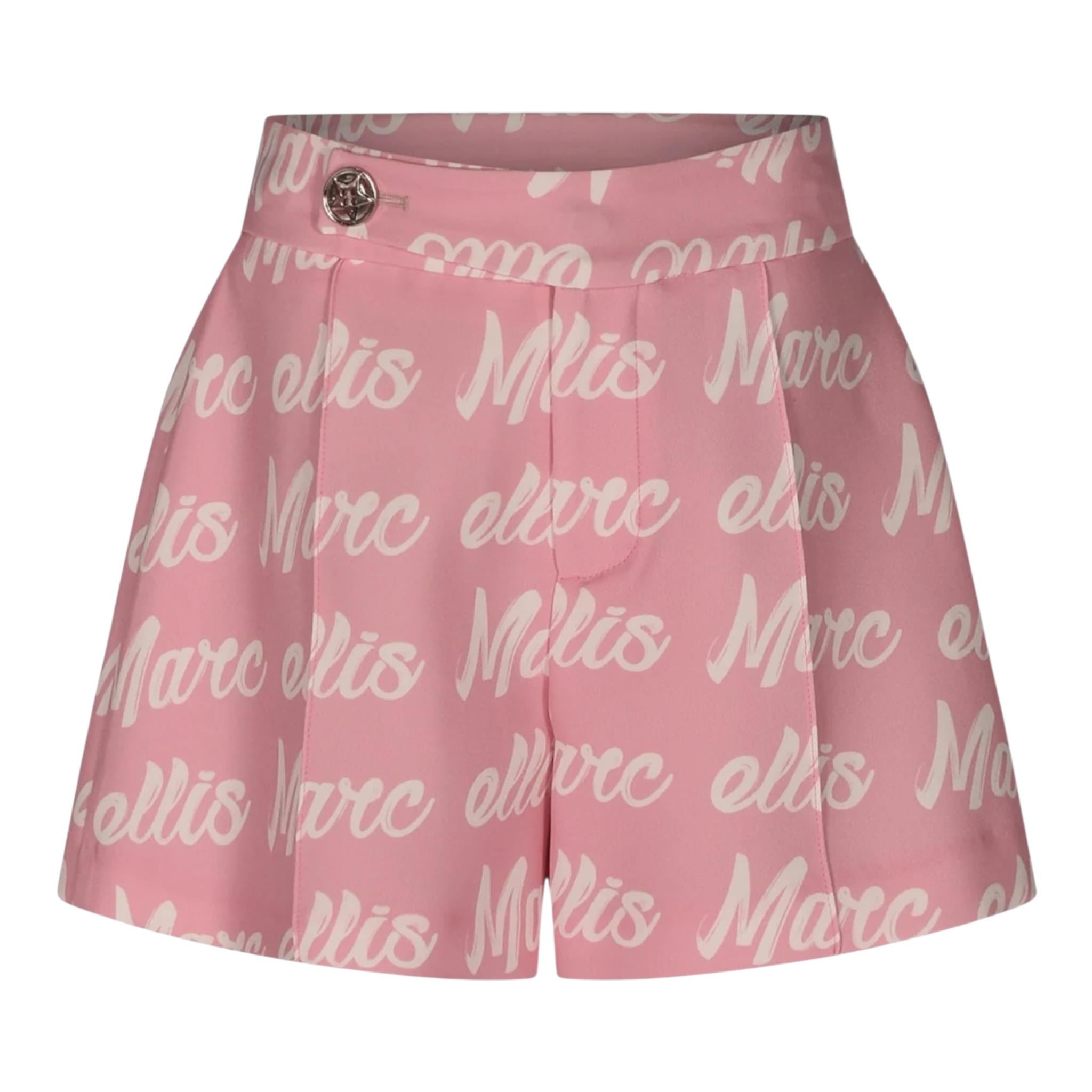Marc Ellis Short tinta unita con Logo Rosa per Bambina JMJSO01160 ROSA MARC ELLIS 