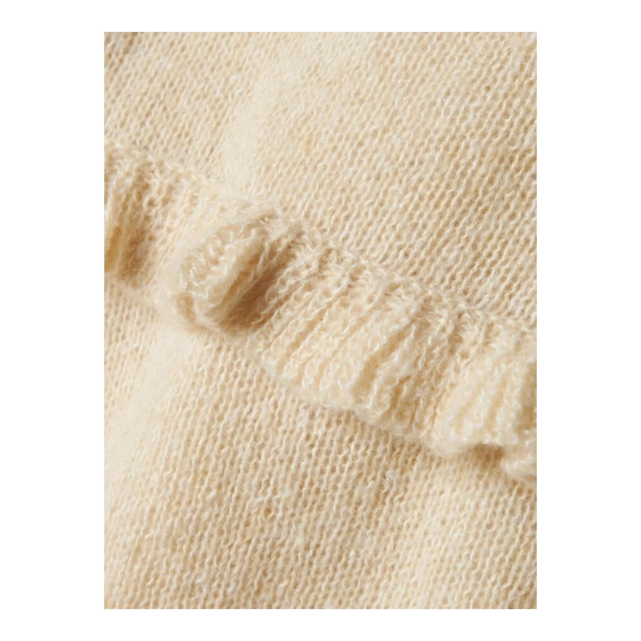 NAME IT maglia tinta unita girocollo con balze Panna per Bambina 13233168 PANNA NAME IT 