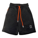 Suns Bermuda In Tiger Fleece Plain With Black Contrast Print For Boys