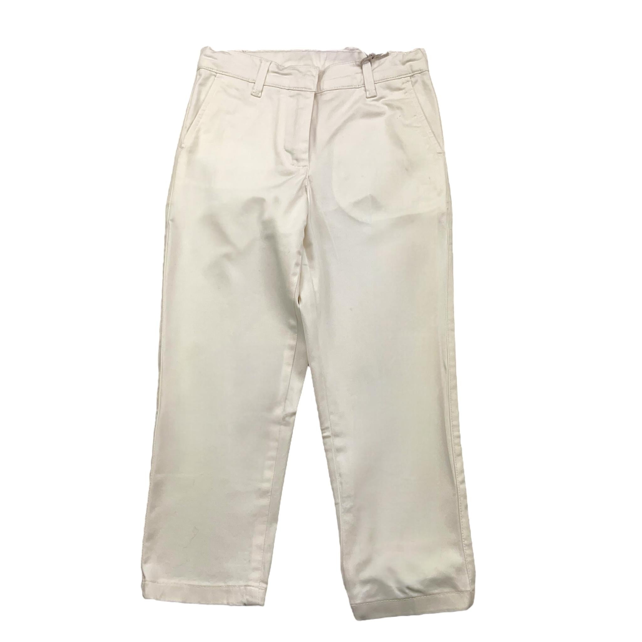 Eleventy Pantalone Tinta Unita con Girovita Regolabile per Bambino ES6A31 BIANCO ELEVENTY 