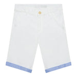 Guess Bermuda Tinta Unita con Elastico In Vita per Neonato I2RD00WEHD0X BIANCO GUESS 