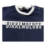 Bikkembergs Pagliaccetto Mezza Manica Tinta Unita per Neonato BK1773 BLU BiKKEMBERGS 
