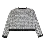 Relish Cardigan Bicolre Logato per Bambina RGP2402637004 BIANCO/NERO RELISH 