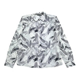 Antony Morato Camicia Tinta Unita con Fantasia Manica Lunga per Bambino MKSL00262X BIANCO/NERO ANTONY MORATO 