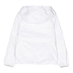 K-Way Giubbino Reversibile con Zip E Cappuccio per Bambina K61313WX BIANCO/BEIGE K-WAY 