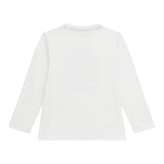 GUESS shirt girocollo tinta unita con stampa Bianco per Neonato N4YI30K8HM4 BIANCO GUESS 