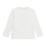 GUESS shirt girocollo tinta unita con stampa Bianco per Neonato N4YI30K8HM4 BIANCO GUESS 