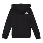THE NORTH FACE felpa chiusa con cappuccio tinta unita con logo Nero per Bambino NF0A89HJJK31L NERO THE NORTH FACE 