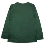 TRUSSARDI shirt girocollo tinta unita con stampa logo Verde per Bambino TBA25057TS VERDE TRUSSARDI 