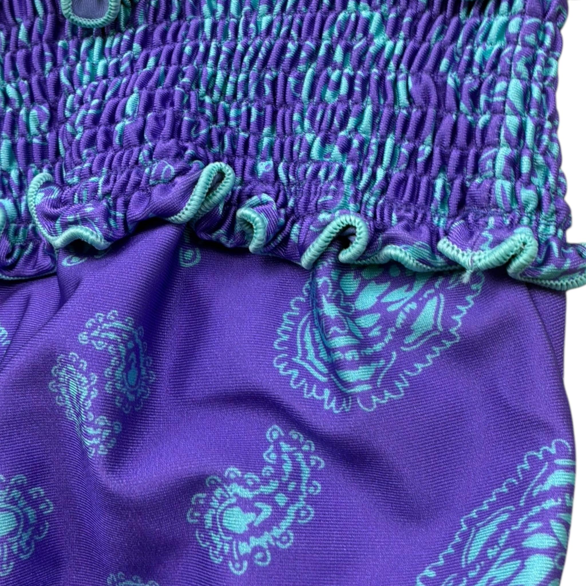 F**K Costume Inter Tinta Unita con Fantasia per Bambina FJ25B2A16MKX63 VIOLA F**K 