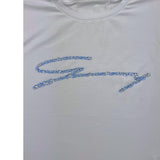 Genny Princess T-Shirt Crew Neck Solid Color With Glitter White For Girls
