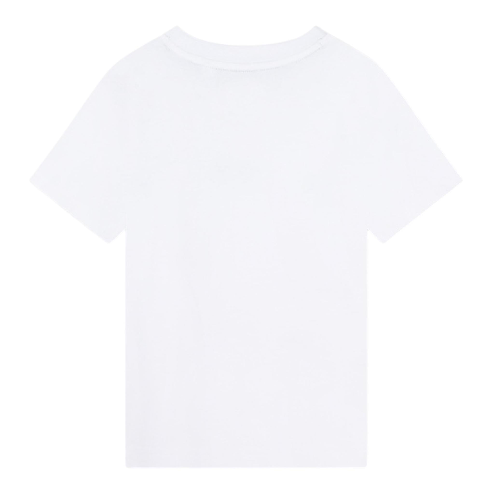 Timberland T-Shirt Girocollo Tinta Unita con Stampa per Bambino T60084 BIANCO TIMBERLAND 