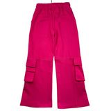 Diadora Palazzo Solid Color Tracksuit Pants Fuchsia For Girls