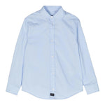 Fay Camicia Tinta Unita Manica Lunga per Bambino FU5P40 AZZURRO FAY 