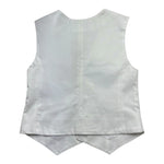 Manuel & Frank Gilet Tinta Unita con Fantasia per Bambino MF5140R BIANCO MANUEL & FRANK 