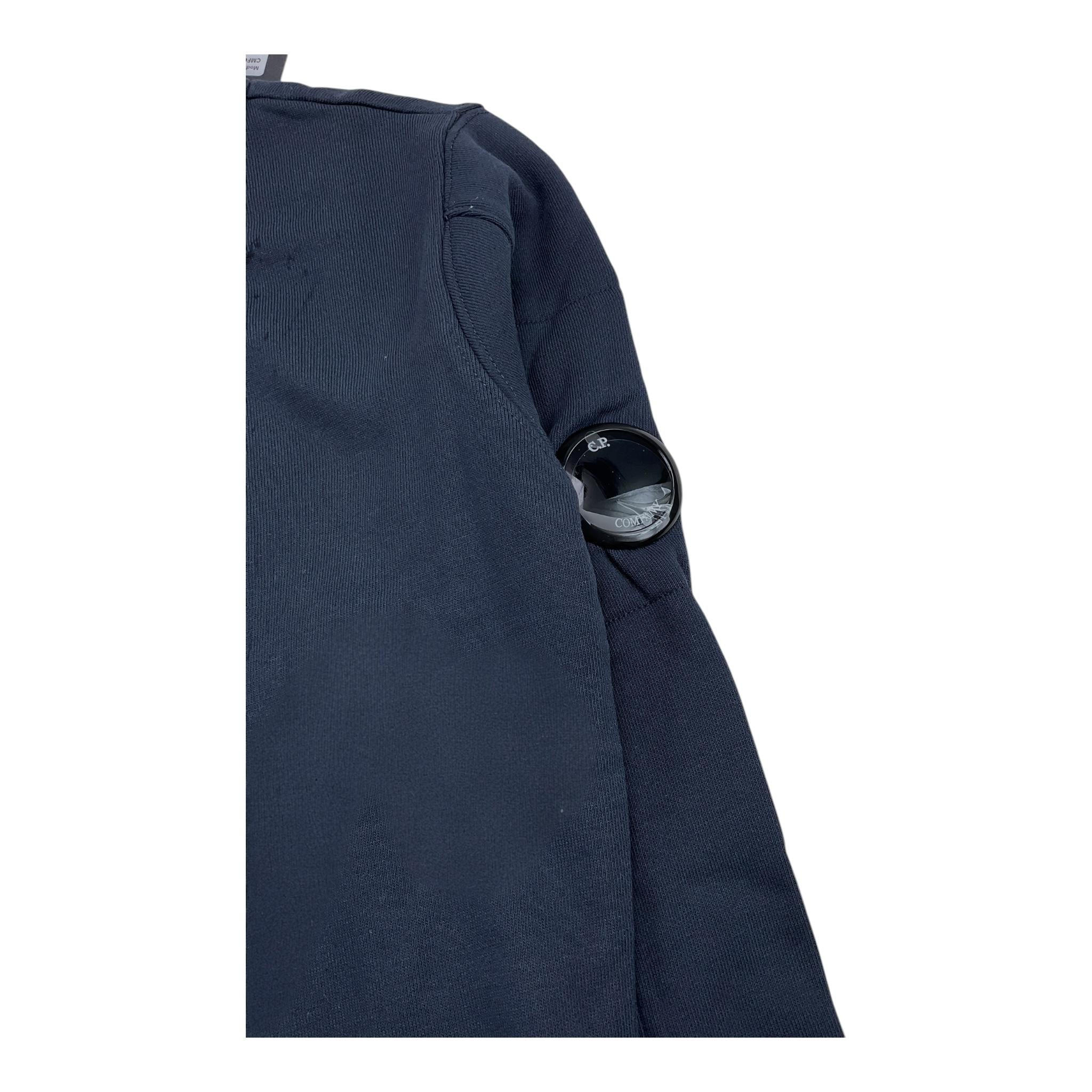 C.P. COMPANY felpa chiusa girocollo tinta unita Blu per Bambino CMF00C BLU C.P. COMPANY 