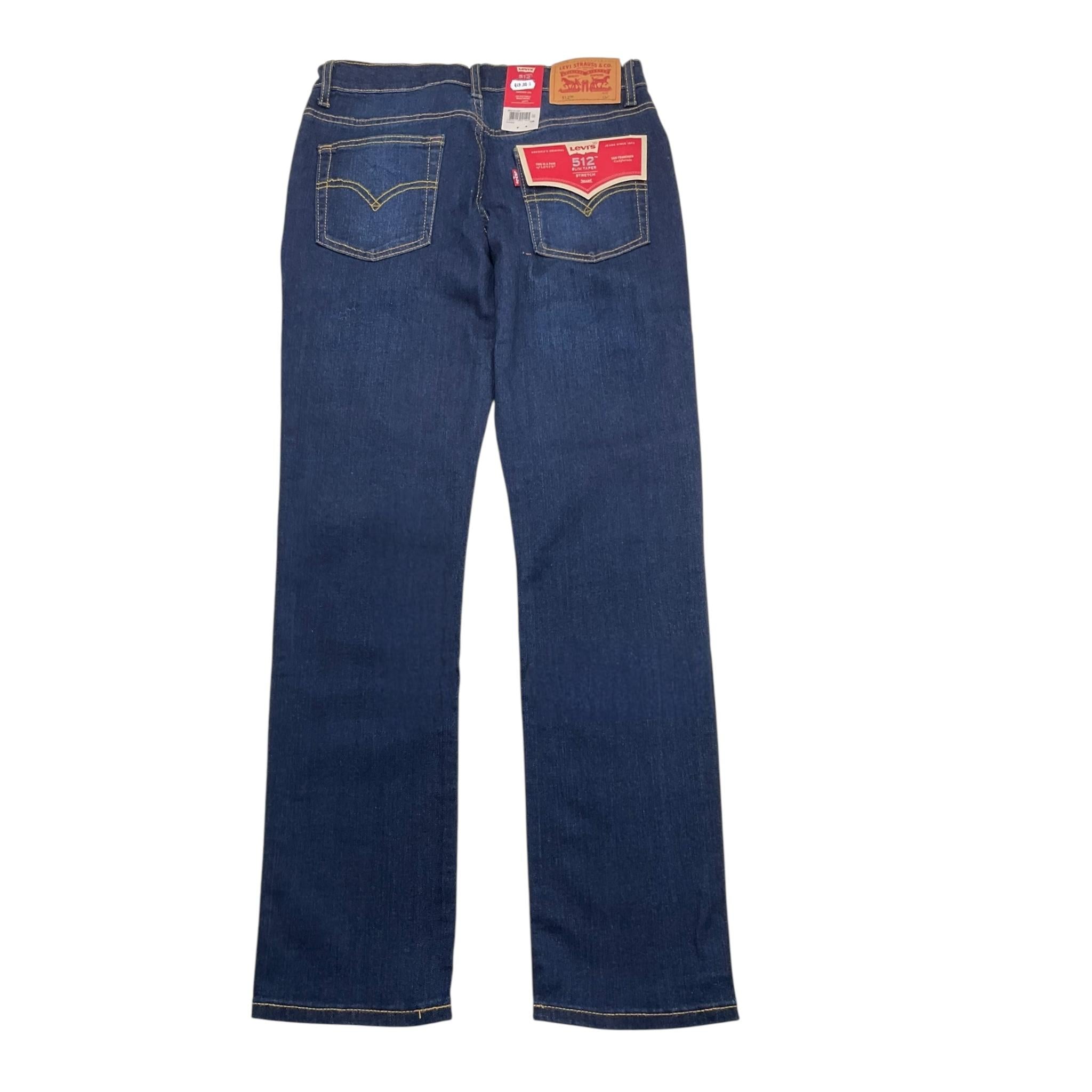 LEVI'S jeans tinta unita con girovita regolabile Blu per Bambino 9E6728 BLU LEVI'S 