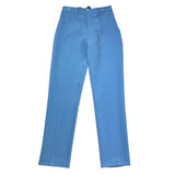 Pinko Plain Trousers With Elastic Waist Light Blue For Girls