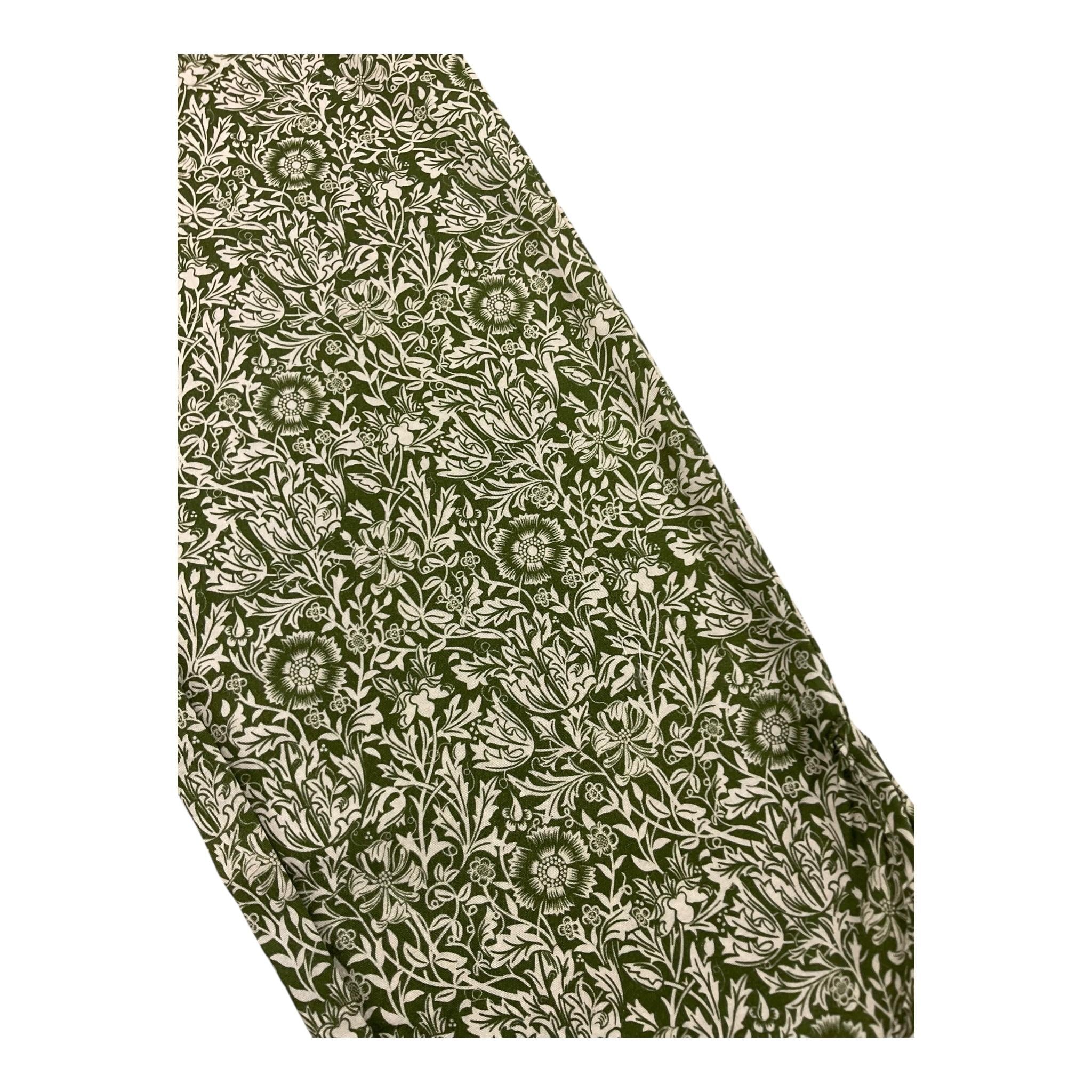 Babe & Tess Pantalone Tinta Unita con Fantasia Fiori per Bambina 04518075 VERDE BABE & TESS 