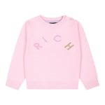 JOHN RICHMOND maglia girocollo tinta unita con stampa Rosa per Neonata RIA24057MA ROSA JOHN RICHMOND 
