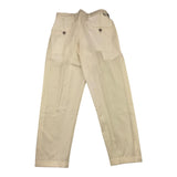 Yes London Plain Trousers With Elastic Waist Cream For Boys