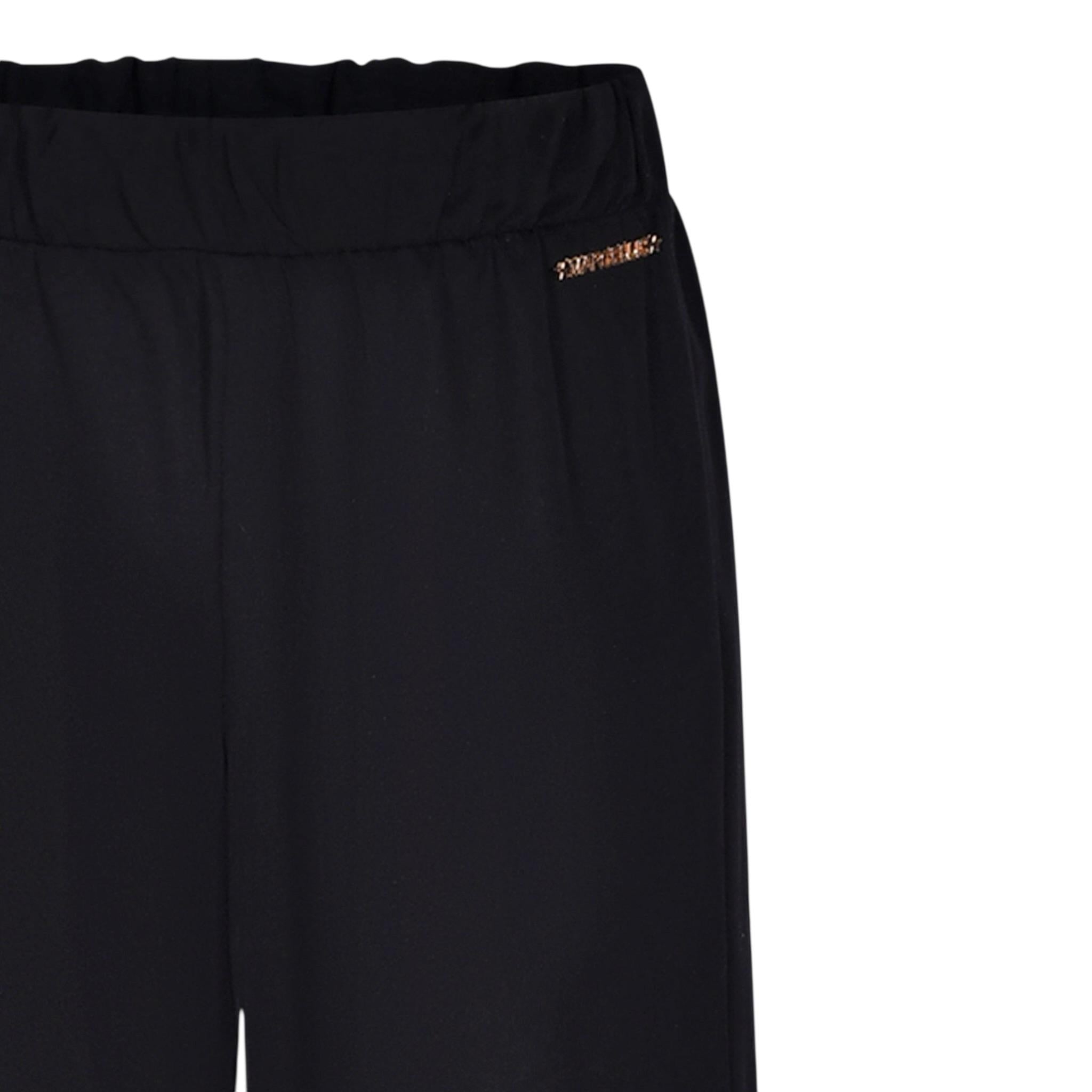 Marc Ellis Pantalone Tinta Unita con Aperture per Bambina JMJPT01256XX NERO MARC ELLIS 