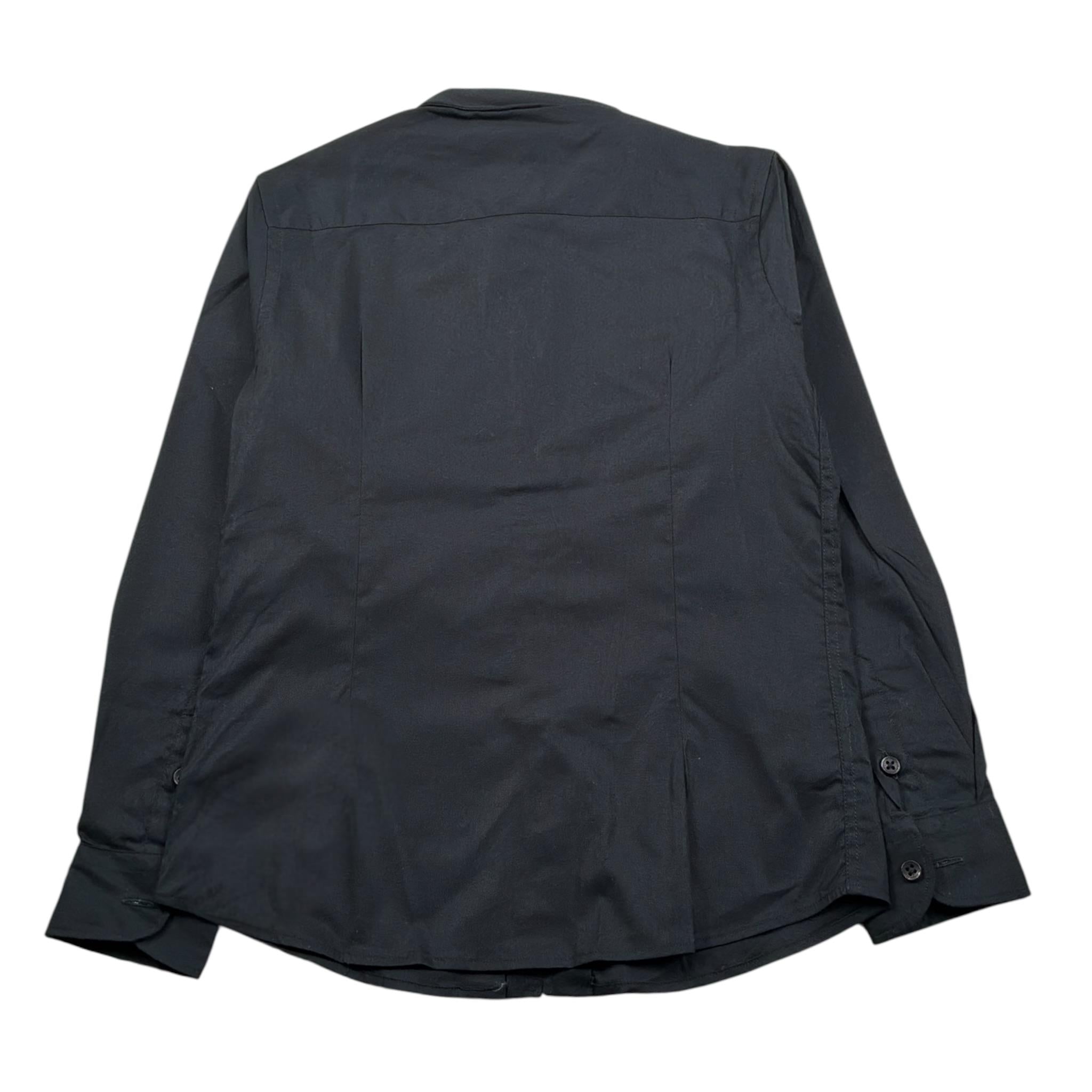 Paolo Pecora Camicia Manica Lunga tinta unita Nero per Bambino PP1701 NERO PAOLO PECORA 