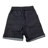 Numbers Bermuda Solid Color With Elastic Waist Blue For Newborn