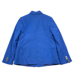 Daniele Alessandrini Single Breasted Cobalt Solid Color Jacket for Boys