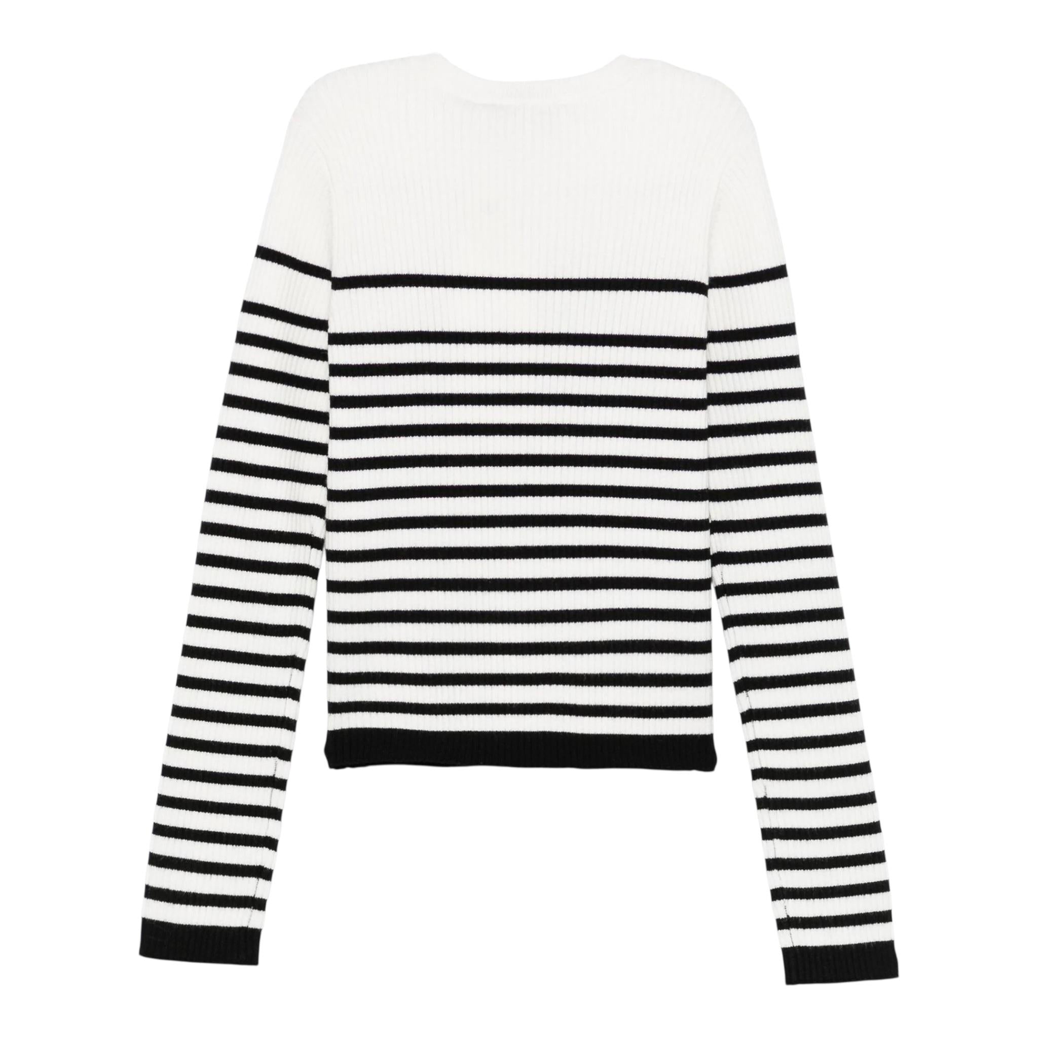 TWINSET maglia bicolore con fantasia a righe Bianco/nero per Bambina 242GJ3030 BIANCO/NERO TWINSET 
