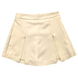 Vicolo Short Solid Color With Adjustable Waist Cream For Girls