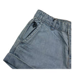 U.S. Polo Assn Short Tinta Unita In Denim con Elastico In Vita per Bambina US416570022 AZZURRO U.S. POLO ASSN 