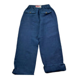 Saint Barth Pantalone Tinta Unita con Elastico In Vita per Bambino 00119L BLU SAINT BARTH 