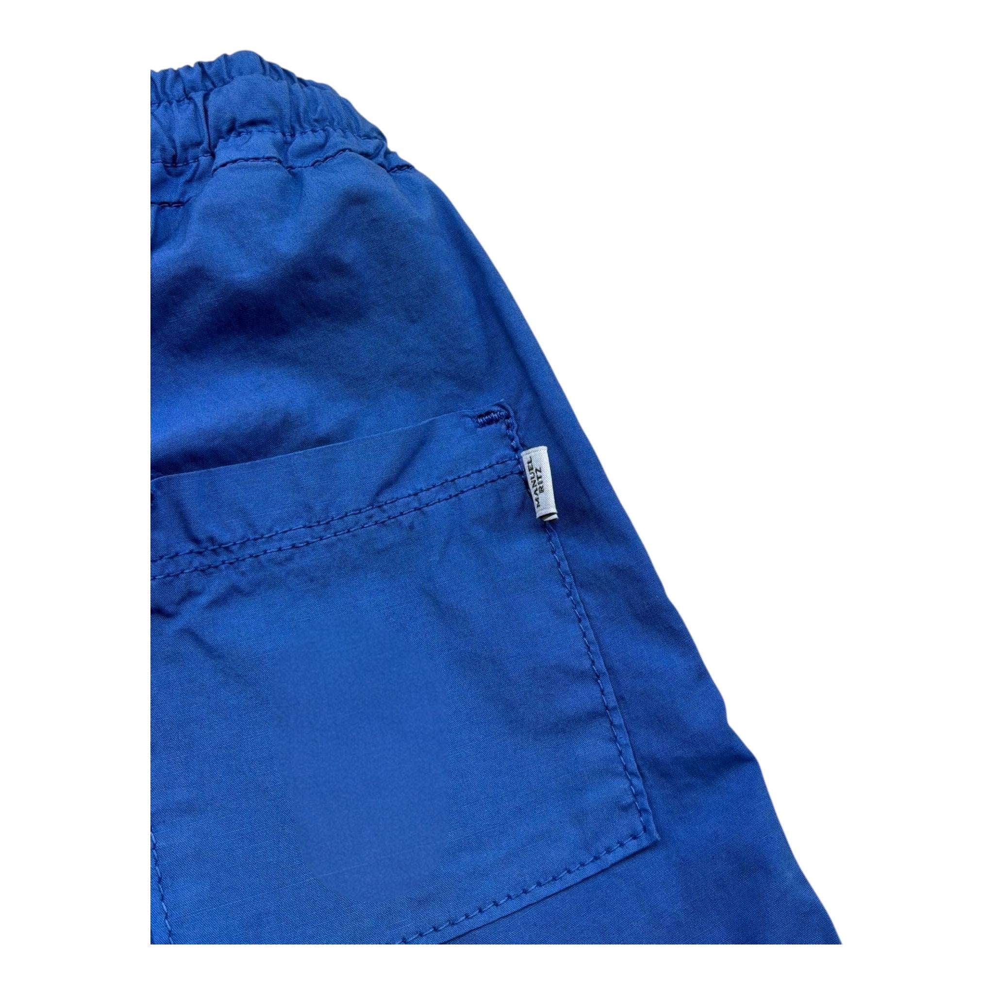 Manuel Ritz Bermuda Tinta Unita con Elastico In Vita per Bambino MR3019J BLU MANUEL RITZ 