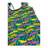 Elettra Lamborghini  Costume Intero Tinta Unita con Stampa Maculata per Bambina ELTLAM6030 VERDE ELETTRA LAMBORGHINI 