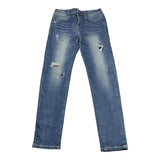 DANIELE ALESSANDRINI jeans tinta unita 5 tasche Blu per Bambino 1231PD1271 BLU DANIELE ALESSANDRINI 