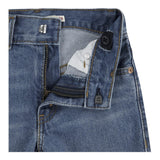 Levi'S Bermuda In Denim Tinta Unita con Girovita Regolabile per Bambino 9EK844 AZZURRO LEVI'S 