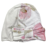 Nanan Solid Color Hat with White Print for Baby Girl