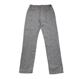 Yes Zee Plain Trousers With Elastic Waist Grey For Boys