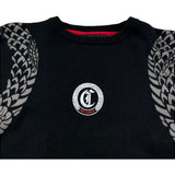 Just Cavalli Maglia Girocollo Tinta Unita con Stampa per Bambina JBP26032FE NERO JUST CAVALLI 