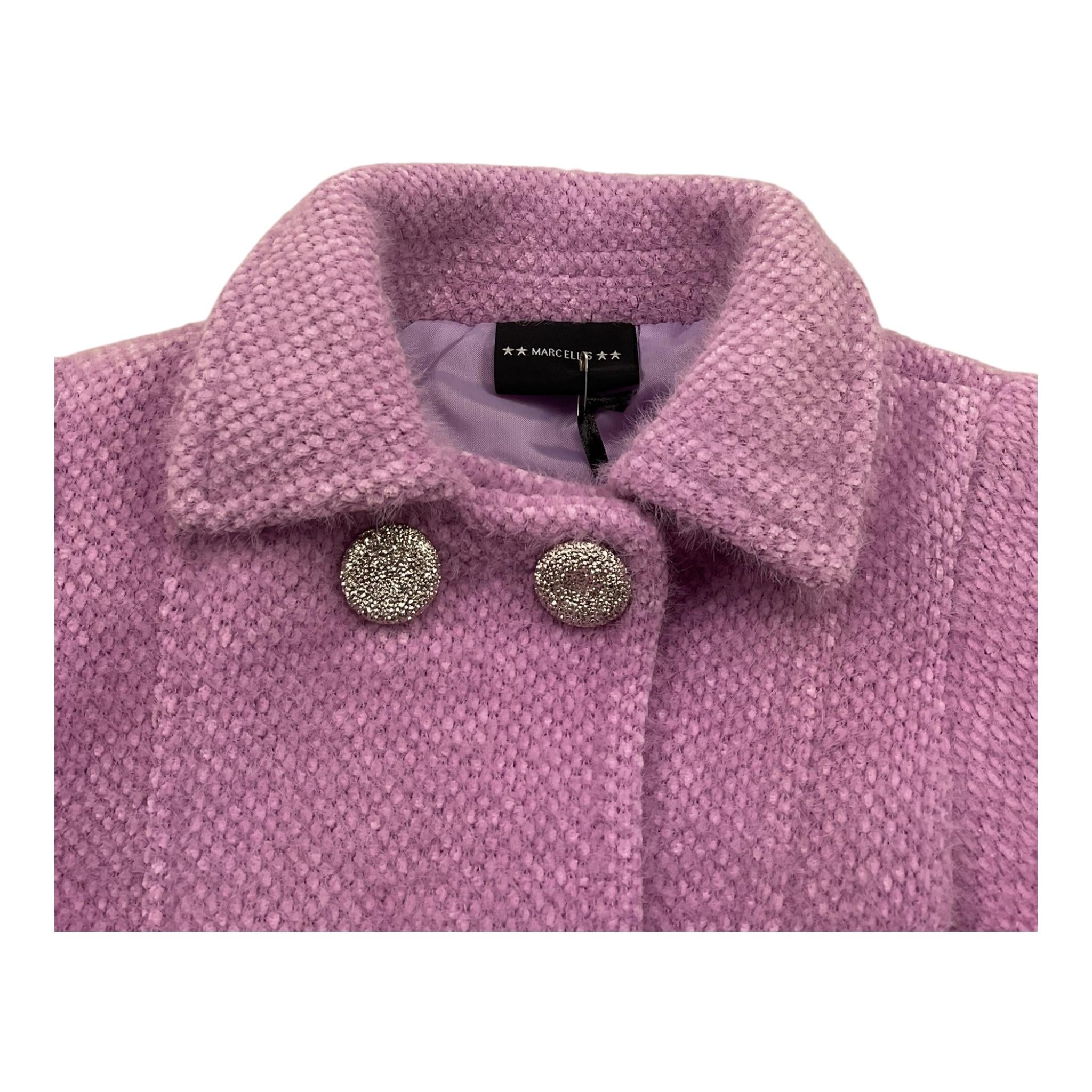 MARC ELLIS giacca tinta unita doppiopetto Lilla per Neonata JMNJK1556 LILLA MARC ELLIS 