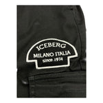 ICEBERG pantalone tinta unita con tasconi ed elastico in vita Nero per Bambino PTICE5301J NERO ICEBERG 
