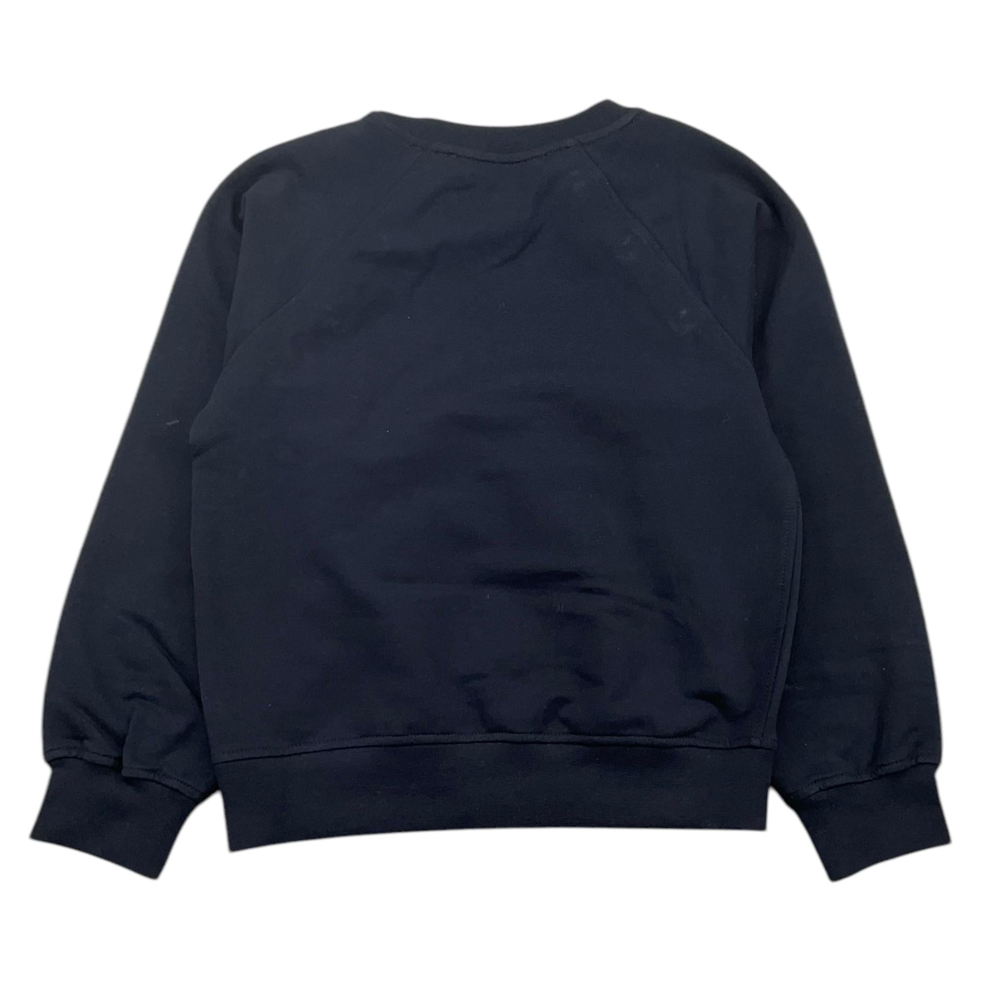 PHILOSOPHY felpa chiusa girocollo tinta unita con stampa in contrasto Blu per Bambina PFFE019 BLU PHILOSOPHY 